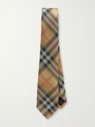 Burberry - 7cm Checked Mulberry Silk-Jacquard Tie