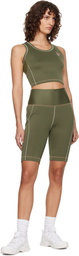 Moncler Grenoble Khaki Polartec Sport Shorts
