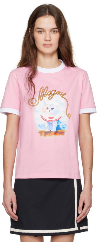 Photo: MSGM Pink Sailor Kitty T-shirt