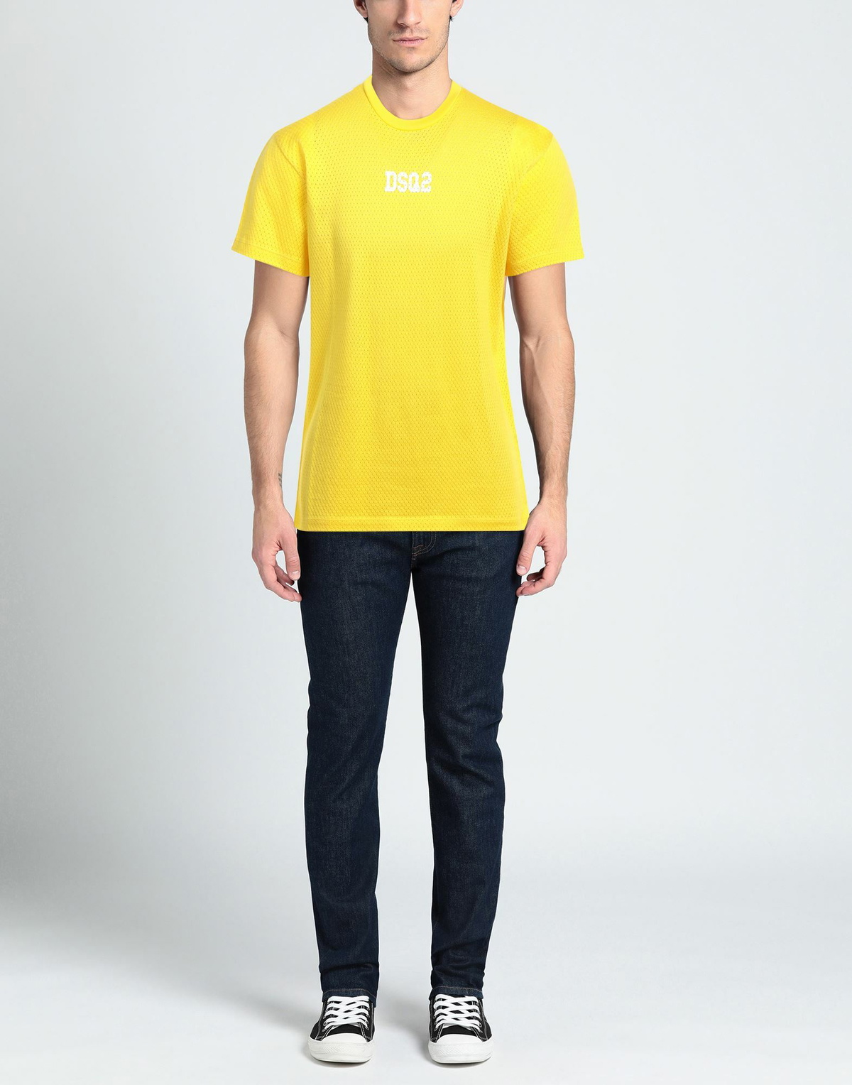 Dsquared2 Mens T-shirt in Yellow