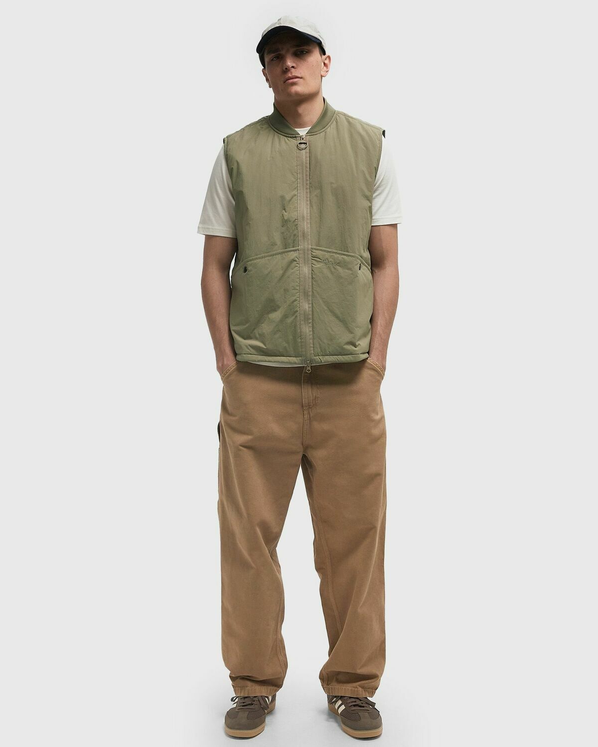 Barbour Re-Engineered Liddesdale Gilet Green Mens Vest