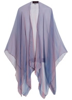 Talbot Runhof Dégradé Silk-georgette Shawl - Metallic Silver - One Size