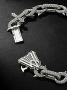 Alex Moss New York - St Mark 14-Karat White Gold Diamond Bracelet - Silver
