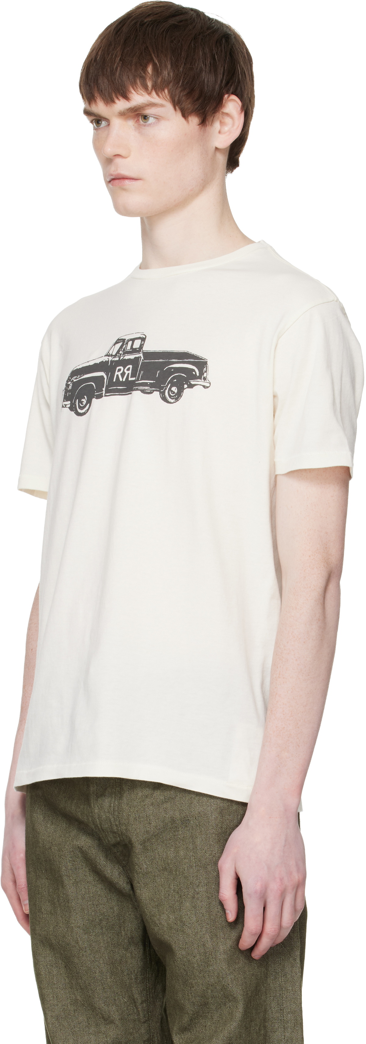RRL Off-White Truck T-shirt