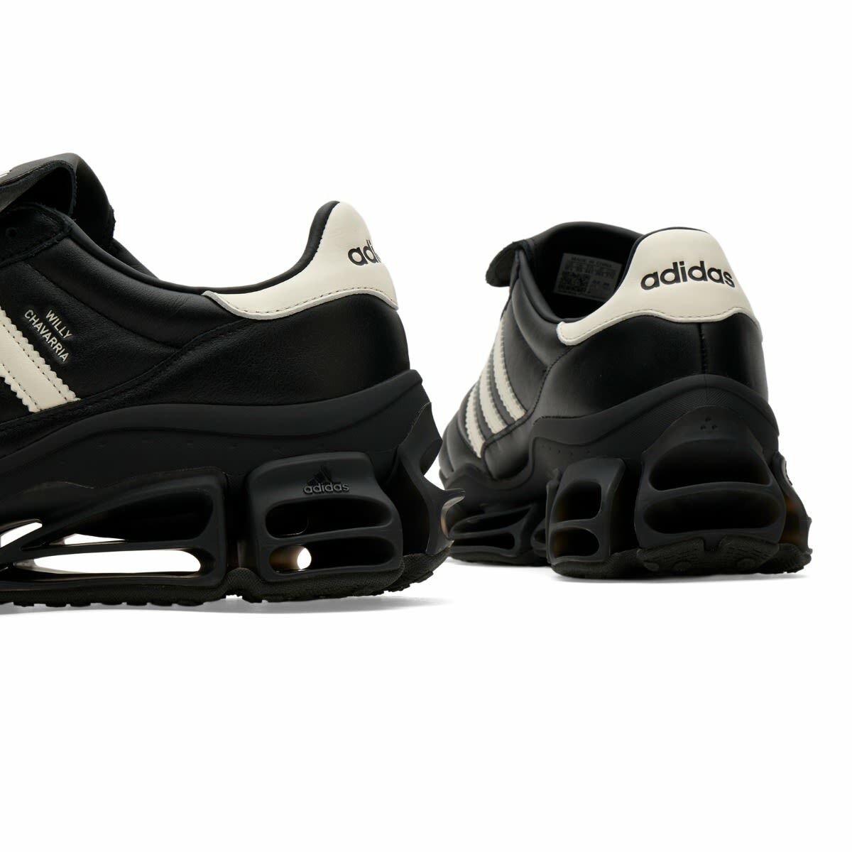 Adidas x Willy Chavarria Megaride Copa Sneaker in Core Black/Off White/Core Black