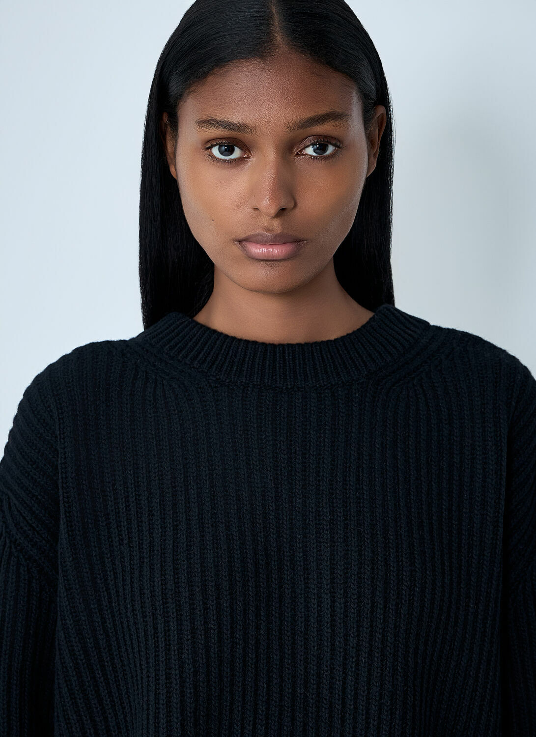 MM6 Maison Margiela Contrast Panel Sweater