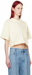 Bottega Veneta Off-White Cropped T-Shirt