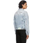 Off-White Blue Denim Logo Jacket