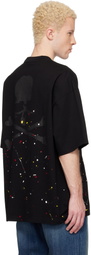MASTERMIND WORLD Black MW Distressed SS T-shirt