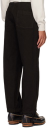 3MAN Black Workwear Trousers