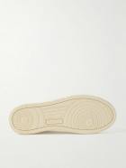 Autry - Dallas Nubuck-Trimmed Leather Sneakers - White