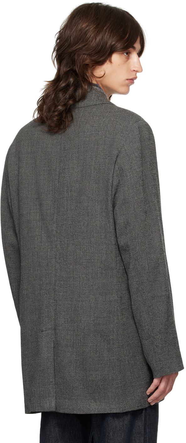 OUR LEGACY Gray Sharp DB Blazer Our Legacy OUR LEGACY Gray Sharp DB Blazer Our Legacy