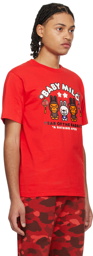 BAPE Red Baby Milo T-Shirt