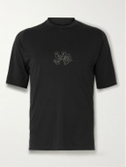 Portal - Lateral Peak Logo-Print Recycled-Jersey T-Shirt - Black