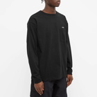 Neighborhood Long Sleeve Classic Pocket T-Shirt in Black