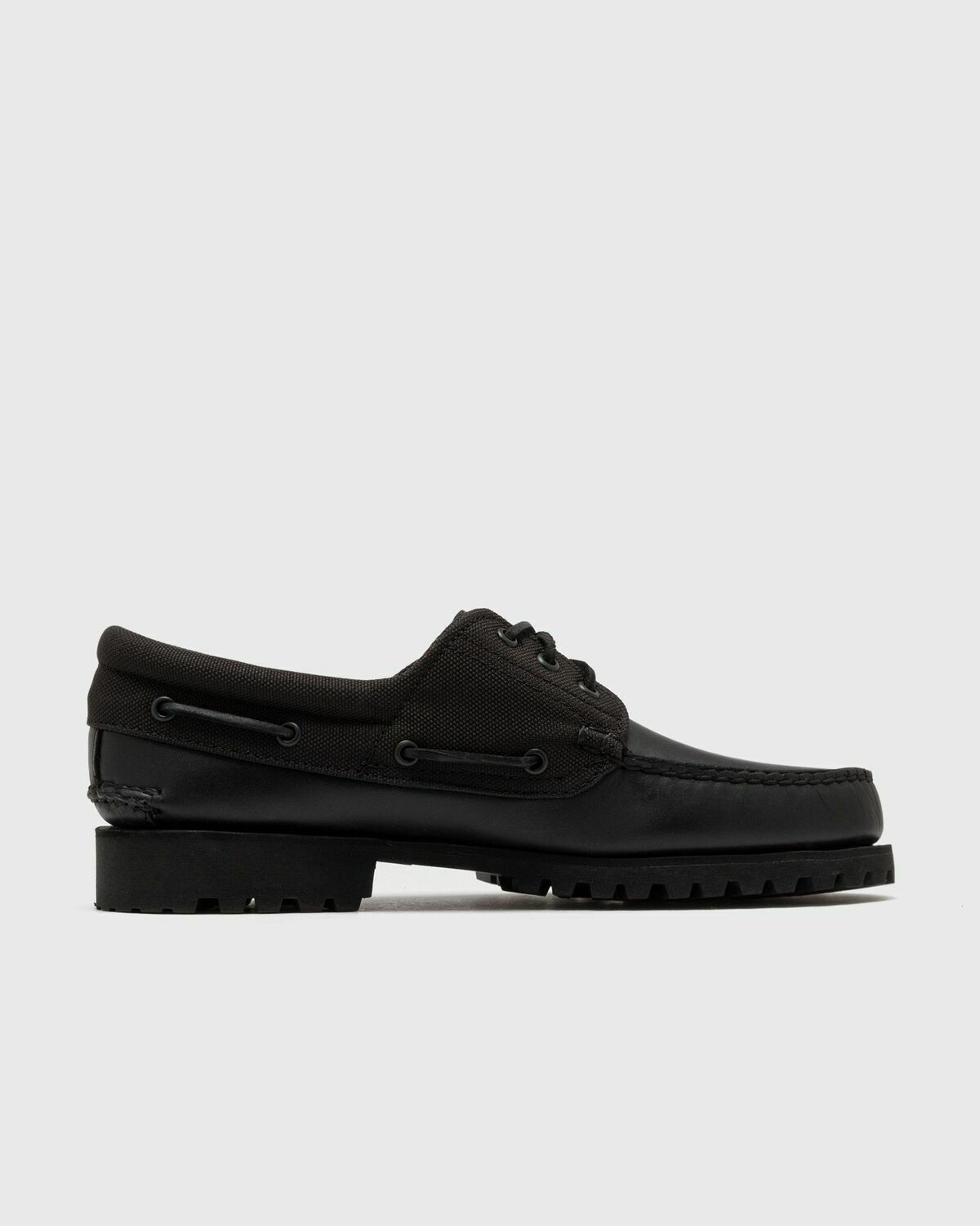 Timberland Authentic BOAT SHOE Black Mens Casual Shoe Timberland