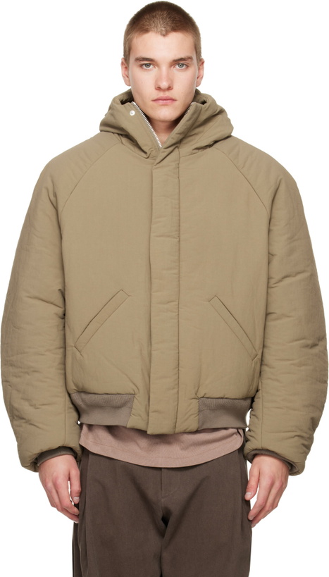 Photo: Seventh Beige Orb Puffer Coat