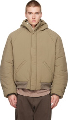 Seventh Beige Orb Puffer Coat