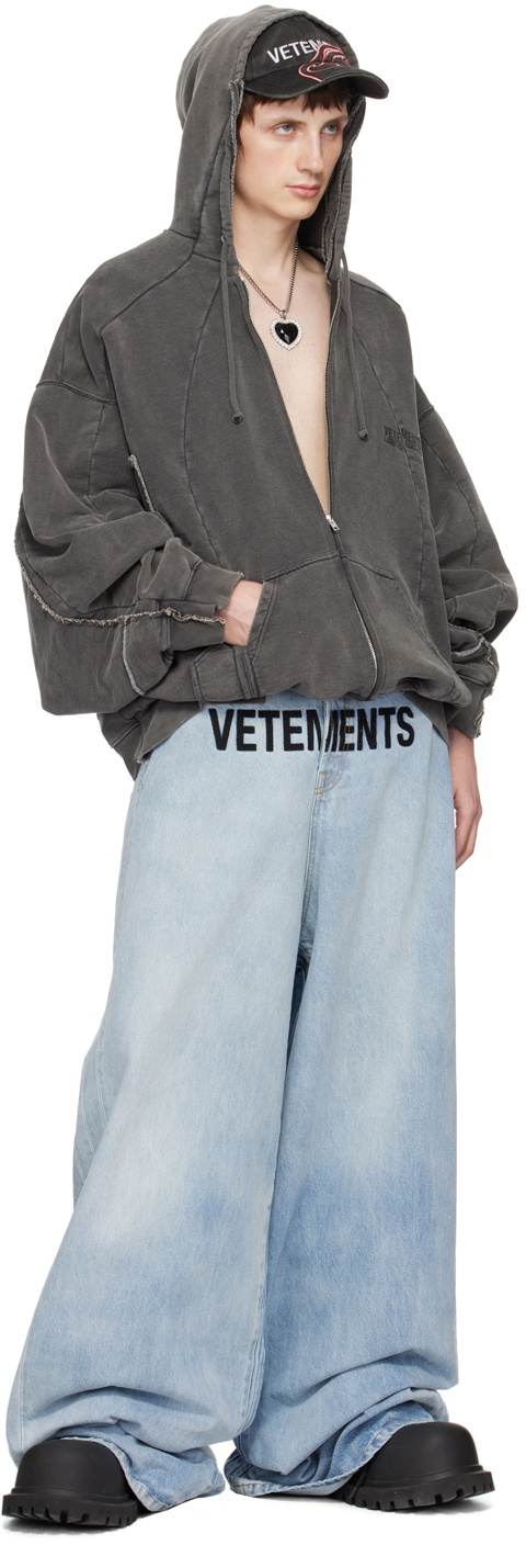 Vetements deals deconstructed hoodie