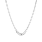 Tom Wood 16" Dean Chain in Silver 