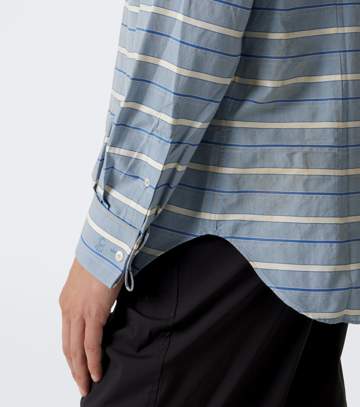 Prada Striped cotton twill shirt