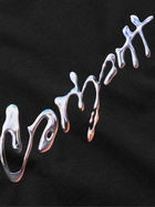 Carhartt WIP - Drip Script Logo-Print Cotton-Jersey T-Shirt - Black