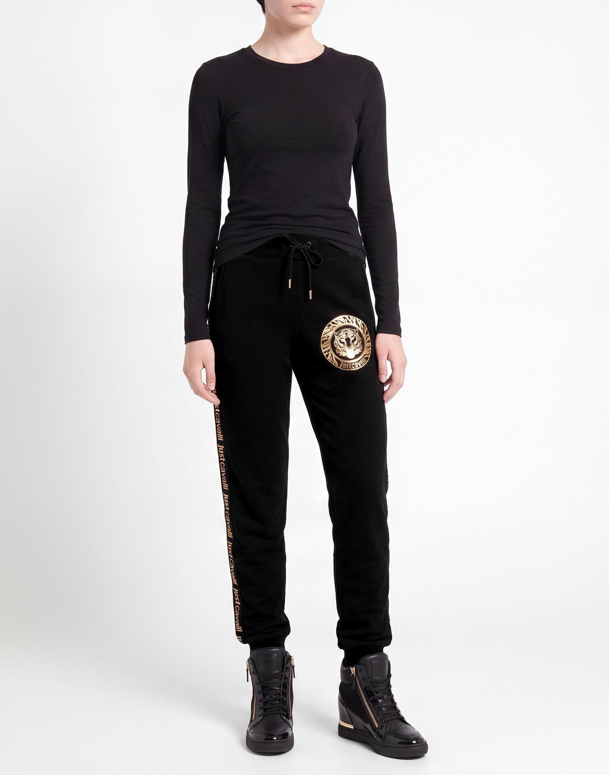 Just Cavalli Womens Pants in Black