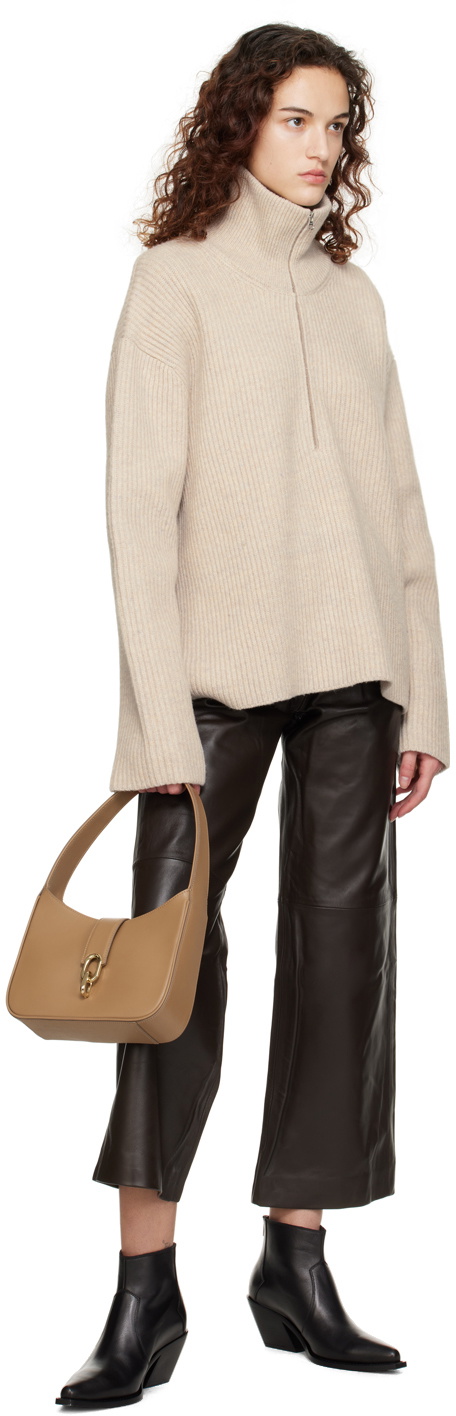 Teurn Studios SSENSE Exclusive Beige Turtleneck