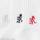 Gramicci Men's Basic Crew Sock in White