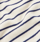 A.P.C. - Slim-Fit Striped Wool Sweater - White