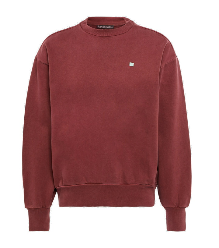 Photo: Acne Studios - Face cotton sweatshirt