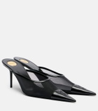 Saint Laurent Renée mesh and leather mules