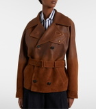 Ralph Lauren Collection Double-breasted leather jacket