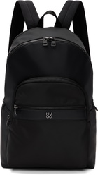 Hugo Black Bonded Logo Backpack