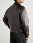 Nili Lotan - Majorca Leather Jacket - Brown