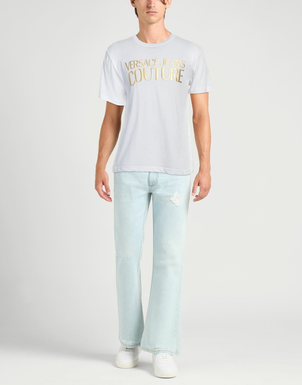 Versace Jeans Couture Mens T-shirt in White