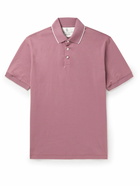 Brunello Cucinelli - Cotton-Jersey Polo Shirt - Pink