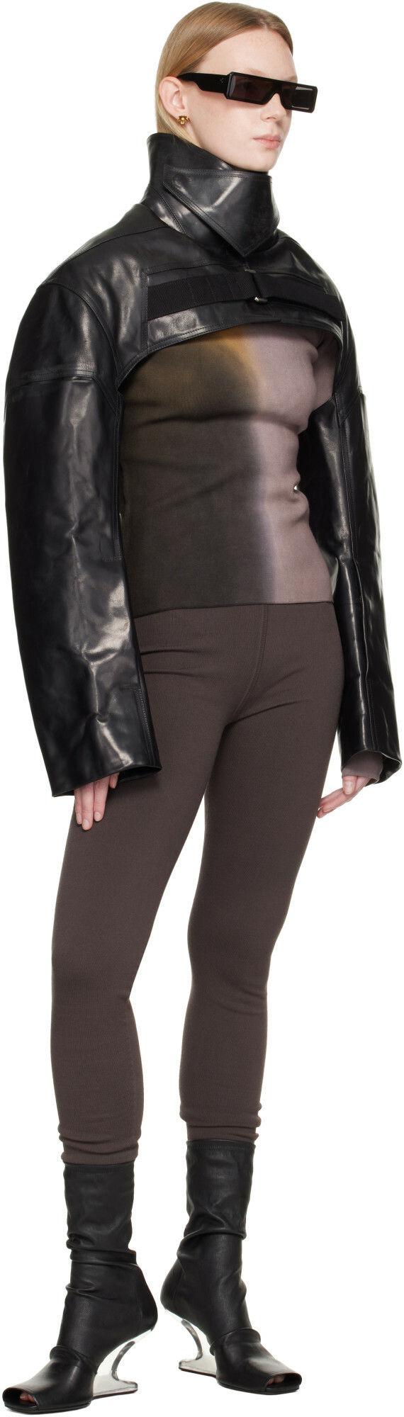 Rick Owens Gray Tower Leggings