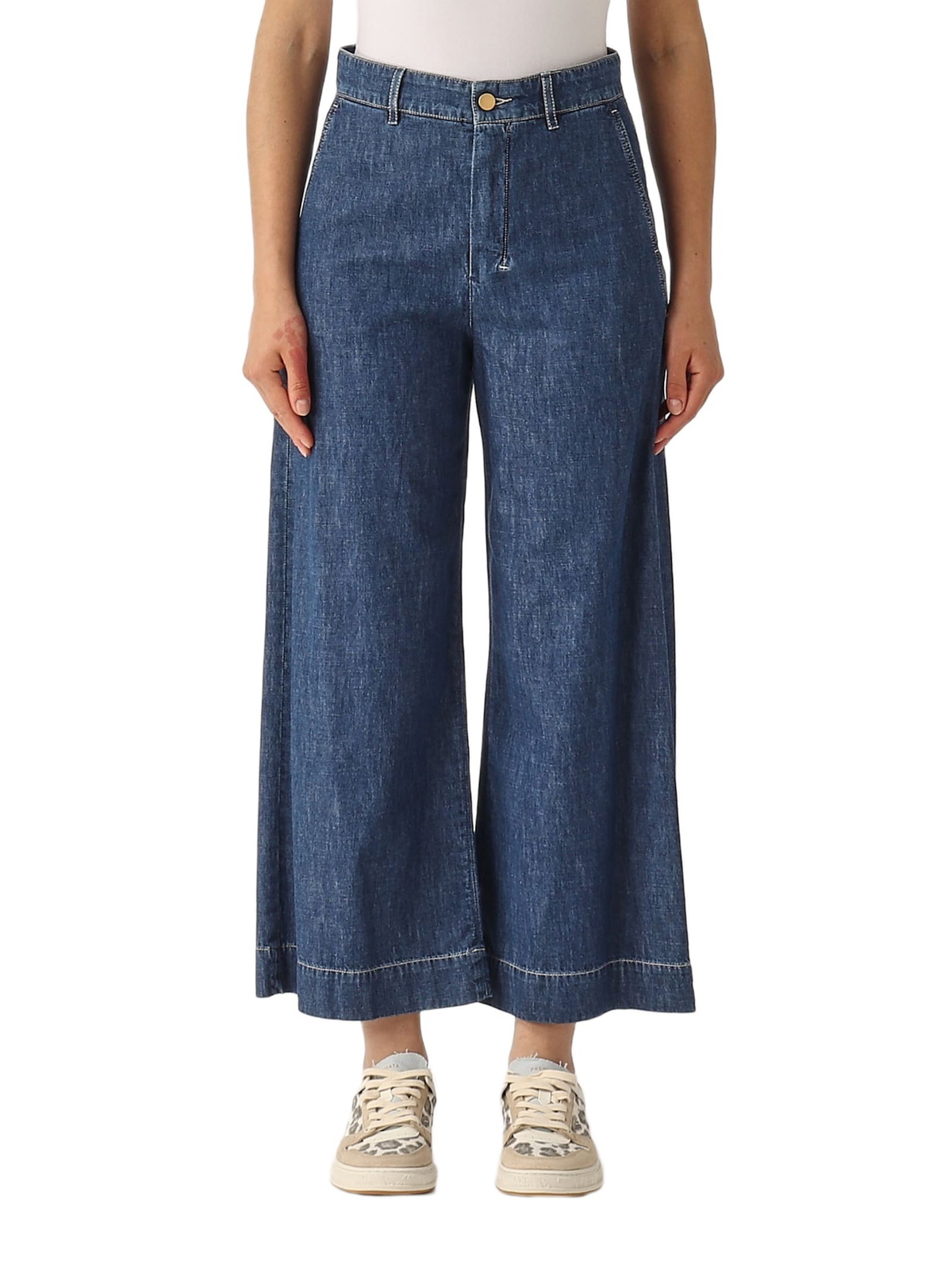 S MAX MARA Abba Pleated Twill Wide Pants S Max Mara