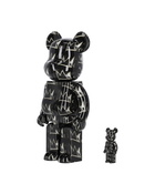 Medicom 100% + 400% Jean Michel Basquiat #8 Be@Rbrick