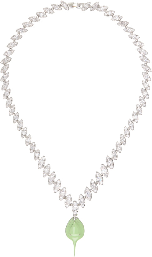 Photo: Ottolinger Silver Diamond Dip Necklace