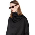 Fendi Brown Lettering Sunglasses