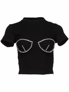 AREA - Crystal Bustier Cup T-shirt