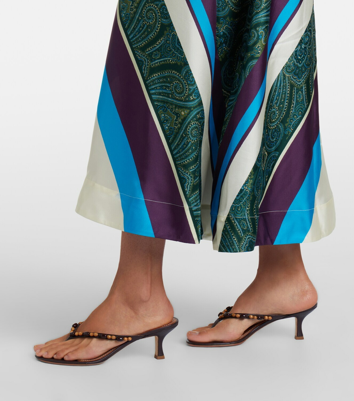 Alémais Joni printed silk midi dress