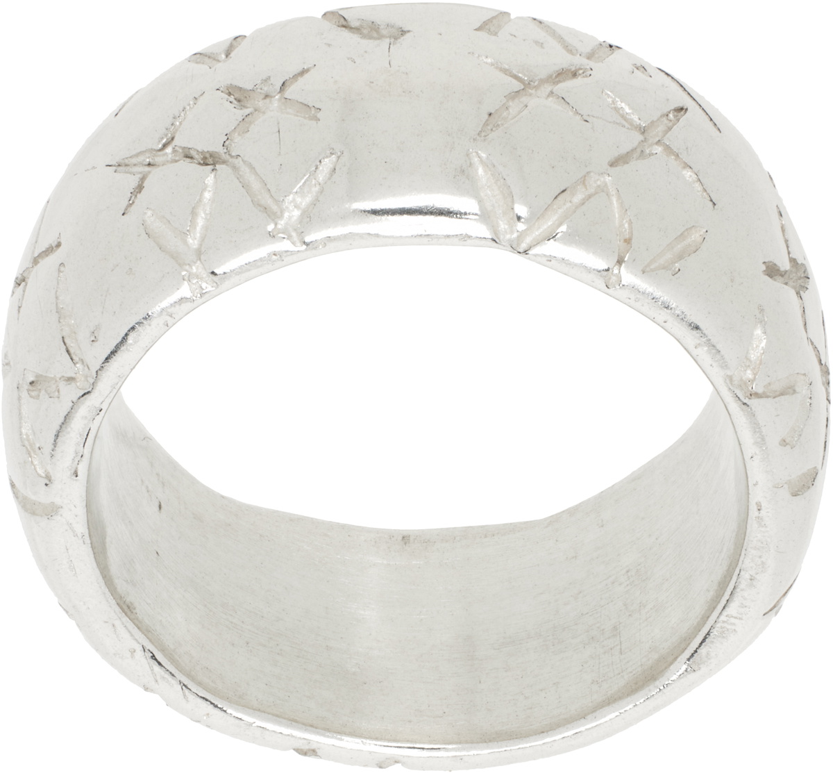 Pearls Before Swine Silver Degen Ring