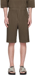 HOMME PLISSÉ ISSEY MIYAKE Brown Monthly Color May Shorts