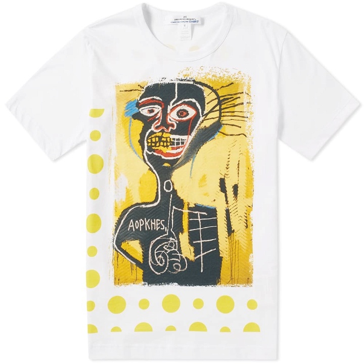 Photo: Comme des Garcons SHIRTx Jean-Michel Basquiat Print Tee
