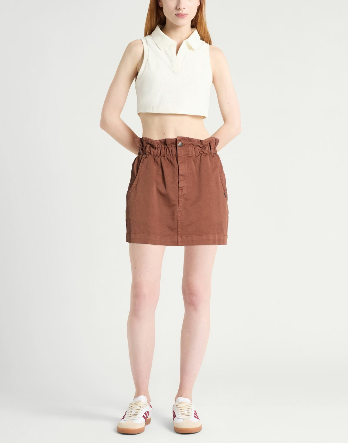 Berna Womens Mini skirt in Brown