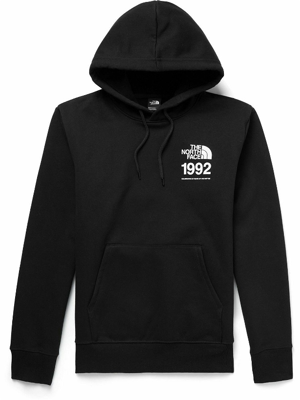Photo: The North Face - Printed Cotton-Blend Jersey Hoodie - Black