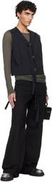 HELIOT EMIL Black Girth Vest